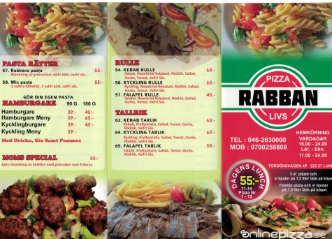 Rabban Pizzeria och Livs
