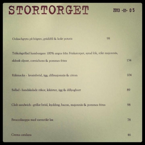 Stortorget bar, café & restaurang