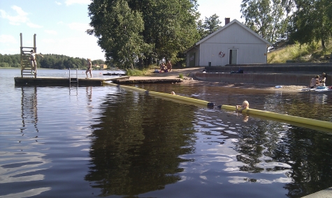 Borgåsunds badplats, Freden