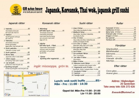 Esa Asian House restaurant