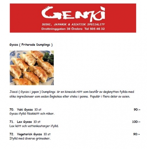 Genki - Sushi and Japanese Speciality