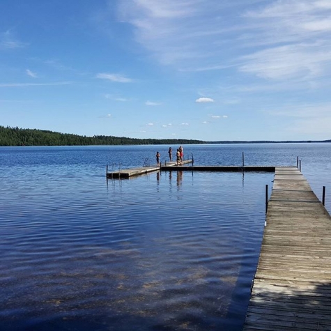 BADKARTAN.SE » Svanebro, Helgasjön » Bild från Svanebro Badplats av ...