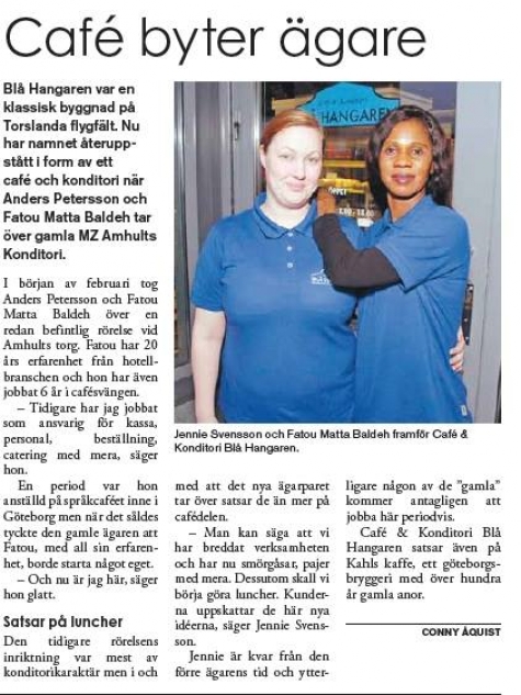 Café och Konditori Blå Hangaren