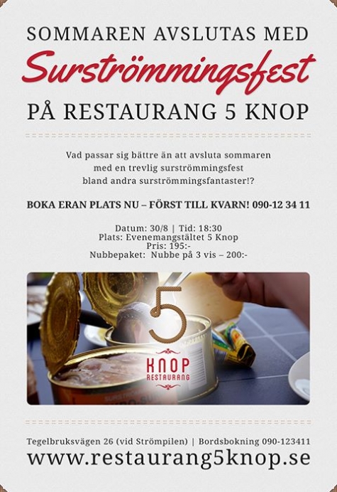 Restaurang 5 KNOP