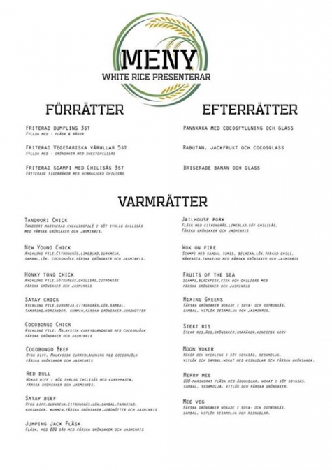 White rice - asian kitchen