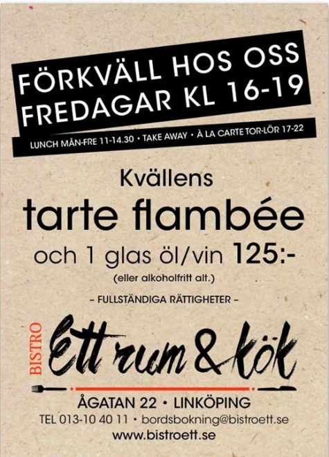 Bistro Ett Rum och Kök