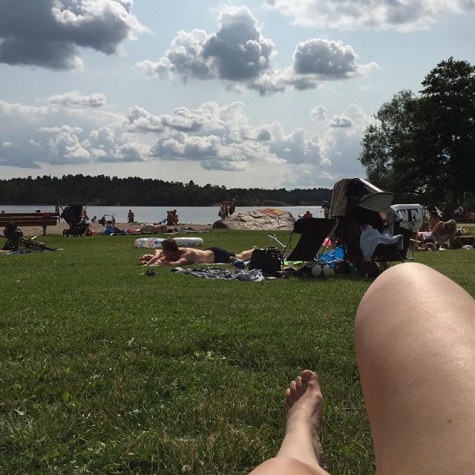 Ängbybadet, Mälaren