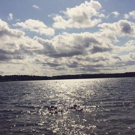 Ängbybadet, Mälaren