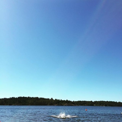 Ängbybadet, Mälaren