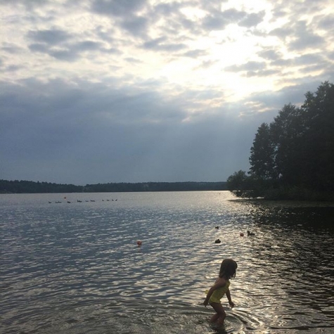 Ängbybadet, Mälaren