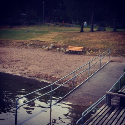 Ängbybadet, Mälaren