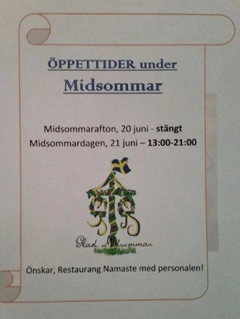 Namaste Restaurang i Gävle