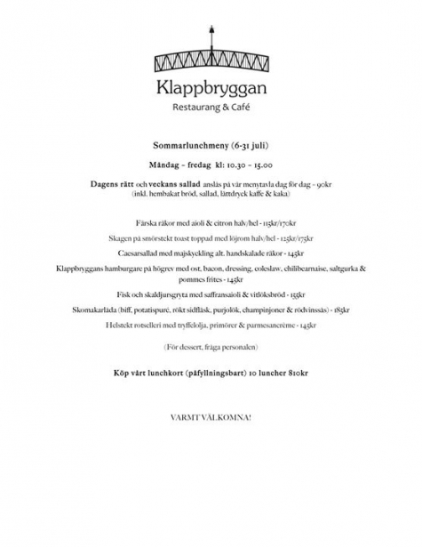 Klappbryggan Restaurang & Café