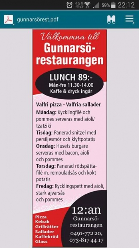 Gunnarsö Restaurang