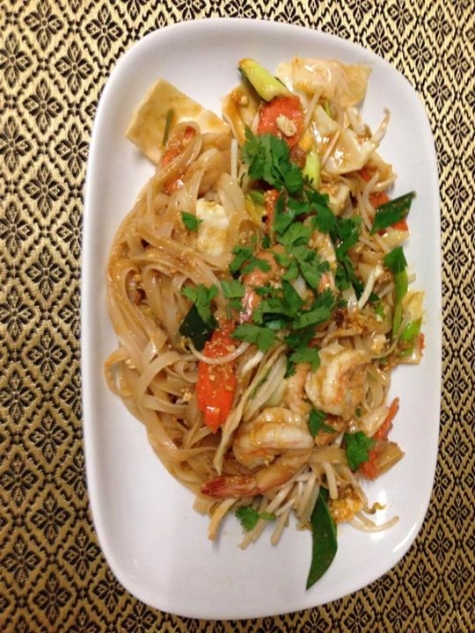 pad thai räkor