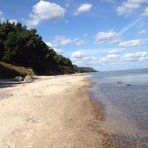 BADKARTAN.SE » Knäbäckshusen, Rörum » Bild från Knäbäckshusen -stranden