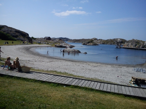 BADKARTAN.SE » Gråskär, Skärhamn » Sandstrand