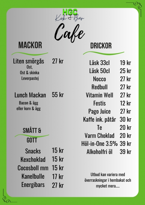 HGC Kök och Bar