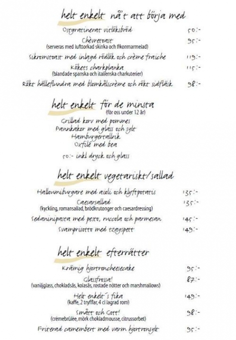 Helt Enkelt Bar och Kök