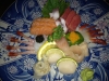 Sashimi. Fint och gott.