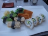 12 bitar vegetarisk sushi för 98 kronor.