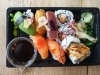 Mellan sushi take away 50min efter beställning