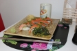 Ponzu marinerad lax sushi