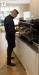 En koncentrerad Barista!