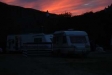 Solnedgång på Smögens Camping & Semesterby