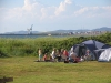 Tältplatsen ved stranden på Lerberget Camping
