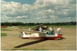 Flygklubbarnas platta 1991. Termikflygning förbereds.