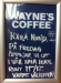 Waynes Coffee