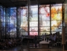 Glasmosaikväggar inspirerad av Johannes uppenbarelse och vision av det nya Jerusalem Juli 2010