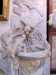Predikstolen ritades av Lindegren och är gjord av marmor