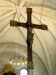 I triumfbågen hänger ett stort triumfkrucifix utförd omkring 1275 Augusti 2009