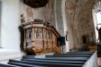  Predikstolen tillverkad år 1646 av Berendt Siwertsson.