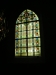 Ett av de restaurerade fönstren i koret