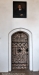 Den vackra dörren till sakristian