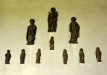 Figurer från gammalt altarskåp