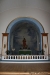 22 juni 2013 Koret med himmelsblå absiden Och den förgyllda bågen.
