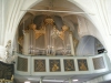 Orgelfasaden är ett verk av arkitekten Agi Lindegren 1895 enl. kyrkans häfte