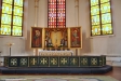 Altartavlan från 1935 är utförd av konstnären Albert Eldh.