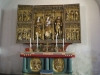 Altarskåpet från omkring år 1520 kommer från Nordtyskland