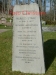 Minnesten över Harald Stake på kyrkogården 