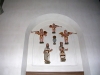 Träskulpturer från gamla kyrkan