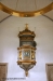 Altarpredikstolen från 1870 har en målning av N J Jonsson
