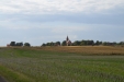 Kyrkan syns vida kring. Bilden är tagen 2013-08-19.