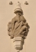 Christian Erikssons skulptur ´ Adams skapelse´  på sydfasaden