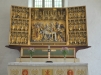 Pehr Hörbergs altartavla från 1802 hänger nu på norar korväggen