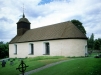 Dillnäs kyrka i slutet av 90-talet. Foto: Åke Johansson.